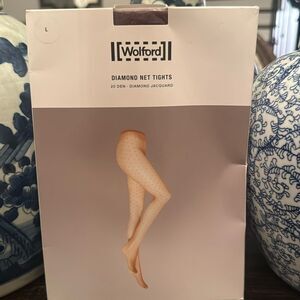 NWT Wolford Diamond Net Tights